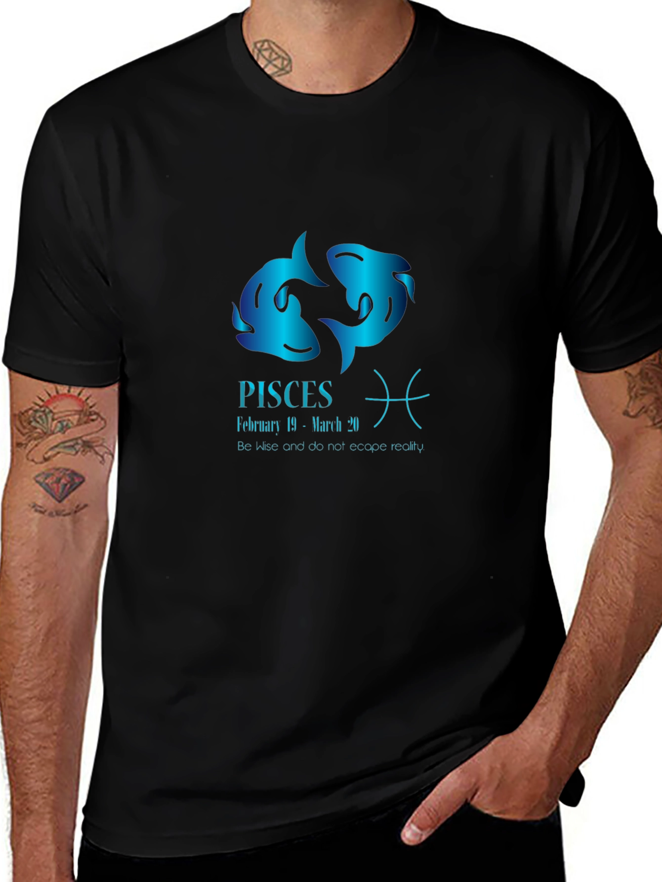 Pisces Zodiac T-Shirt - February 19 to March 20