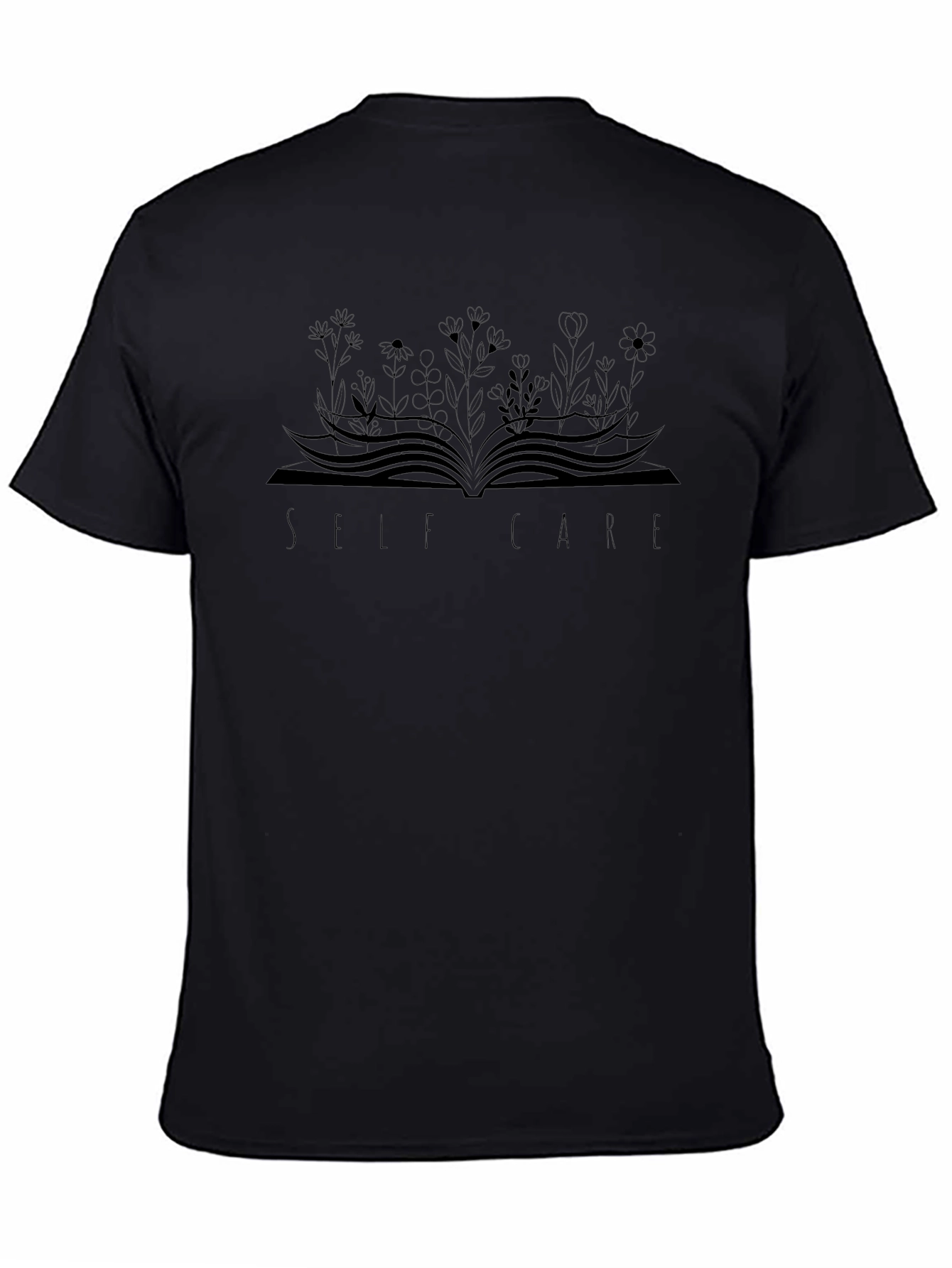Self Care Book T-Shirt - Relax & Grow