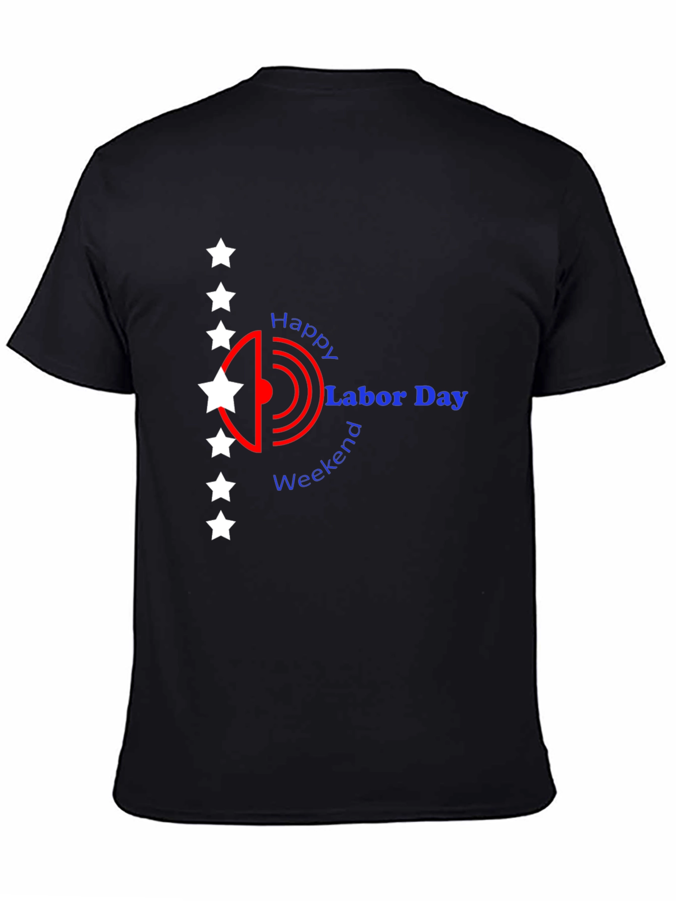 Happy Labor Day Weekend Black T-shirt