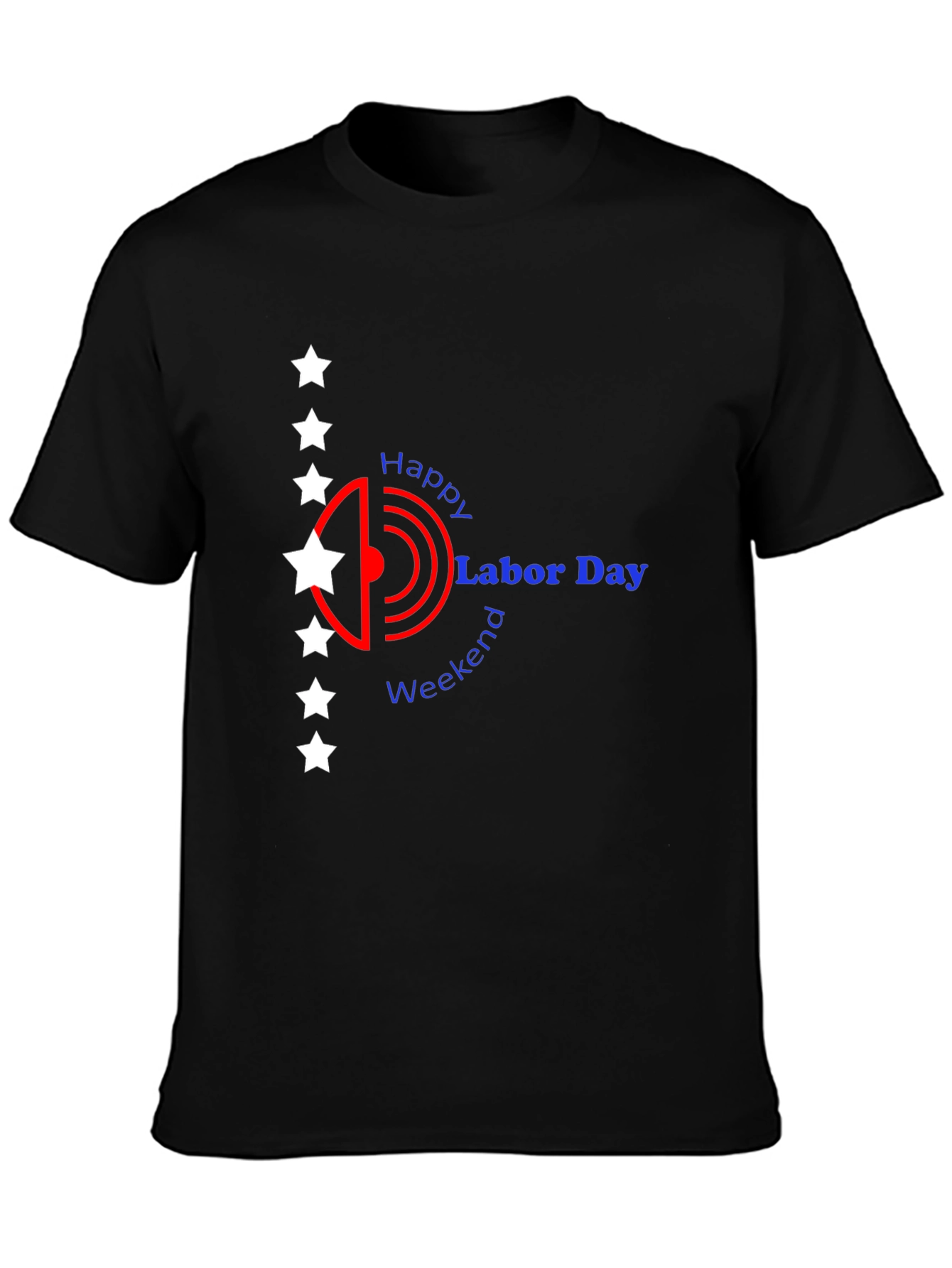 Happy Labor Day Weekend Black T-shirt