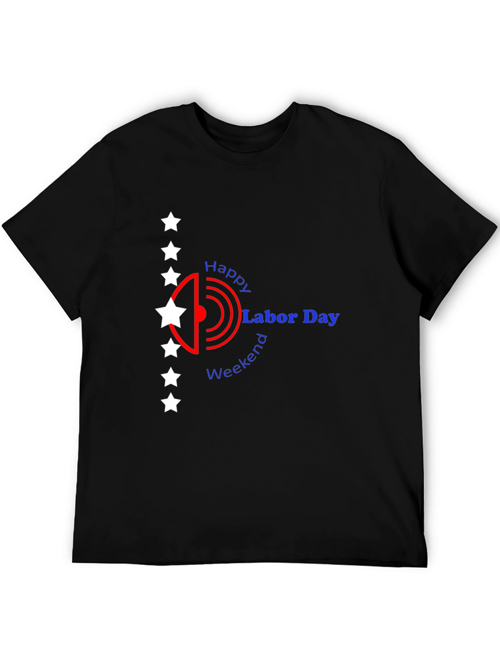 Happy Labor Day Weekend Black T-shirt