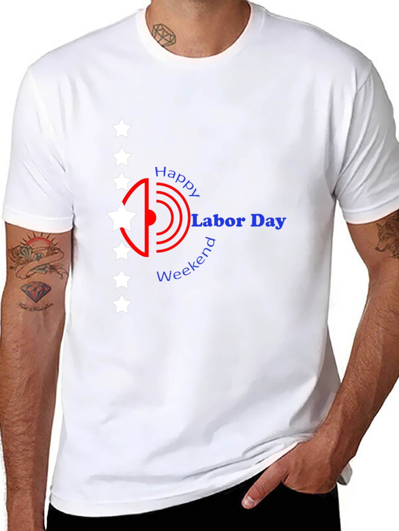 Happy Labor Day Weekend Black T-shirt