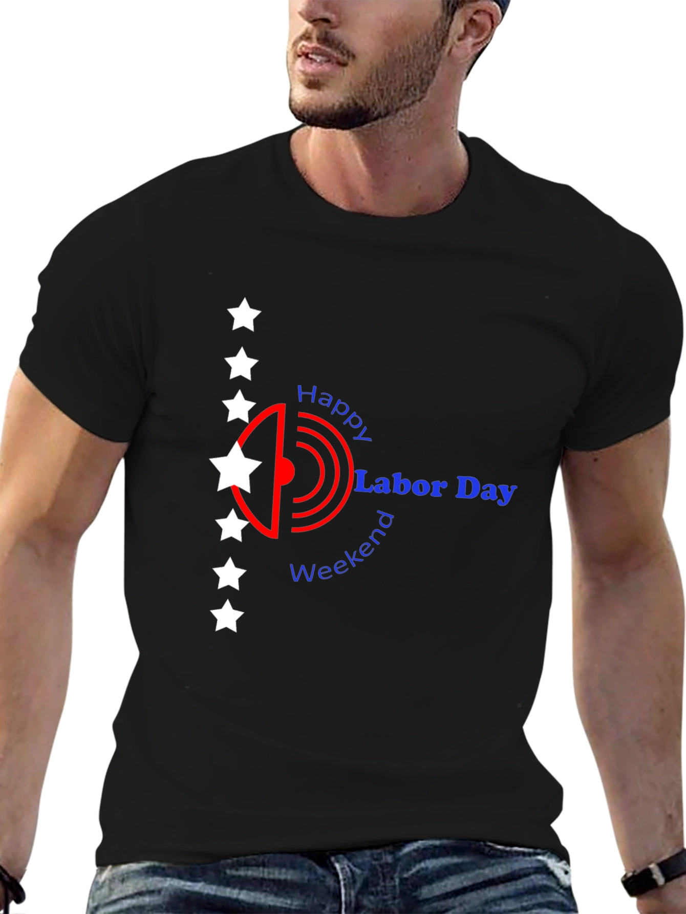 Happy Labor Day Weekend Black T-shirt