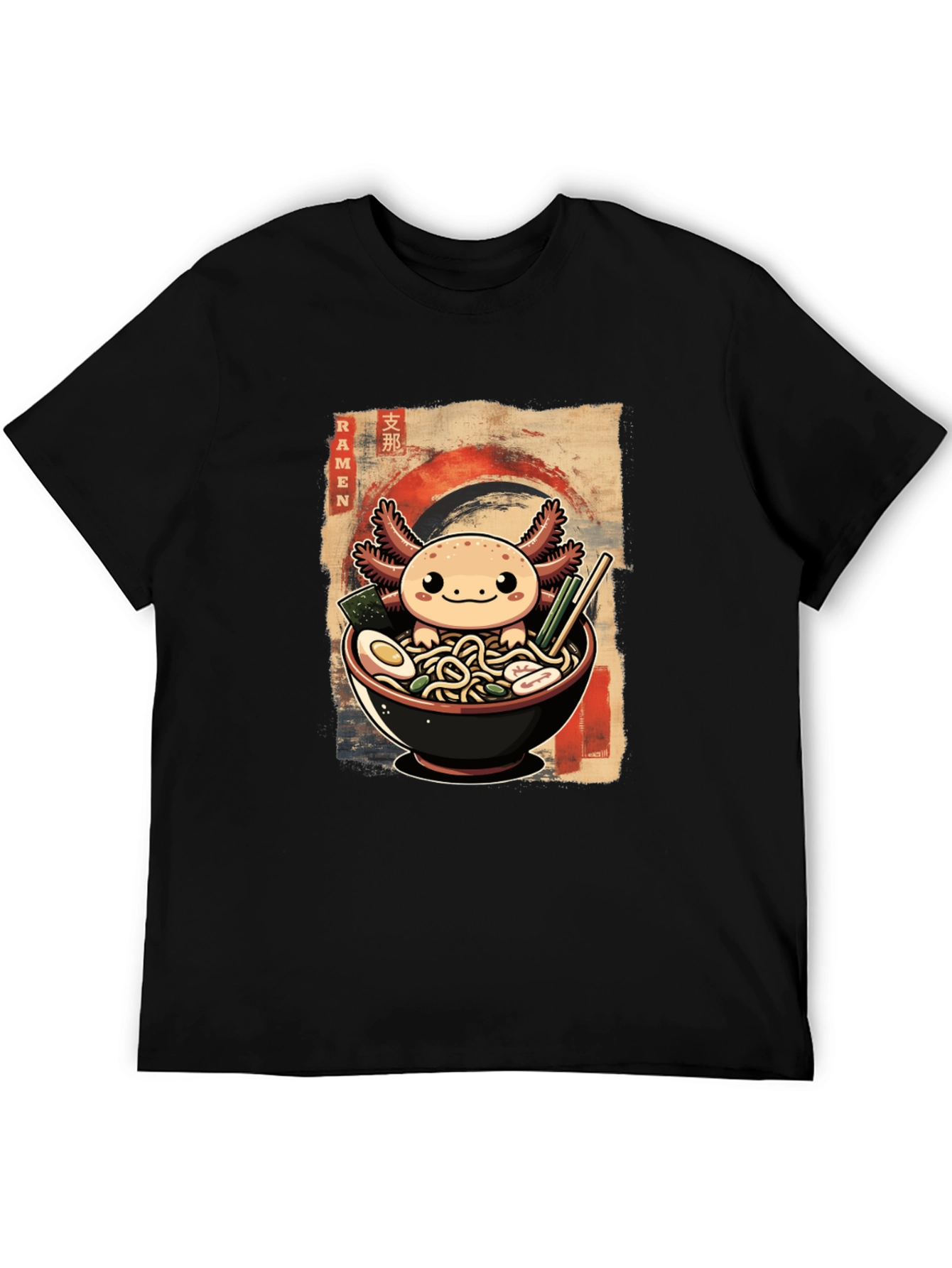 Axolotl Ramen Bowl Graphic Tee