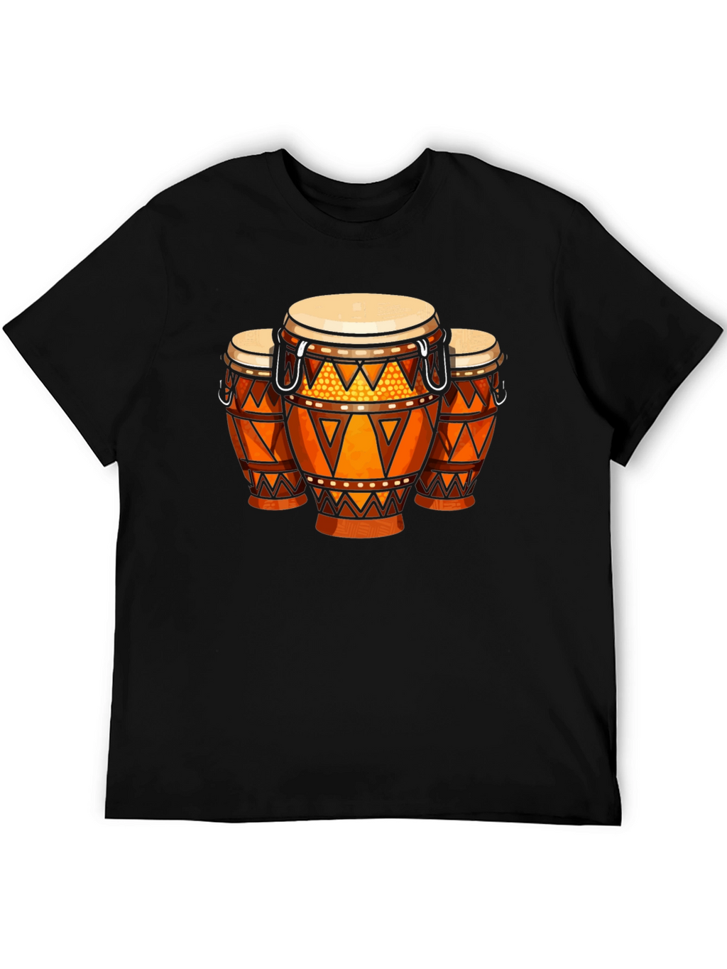 Conga Drum Graphic T-Shirt - Music Lover Tee