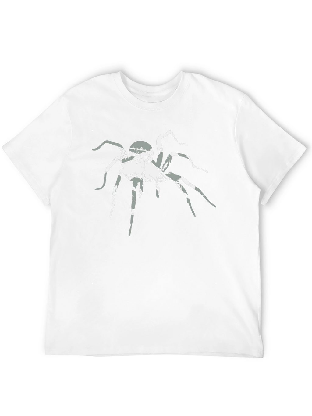 Graphic Spider Print Black T-Shirt