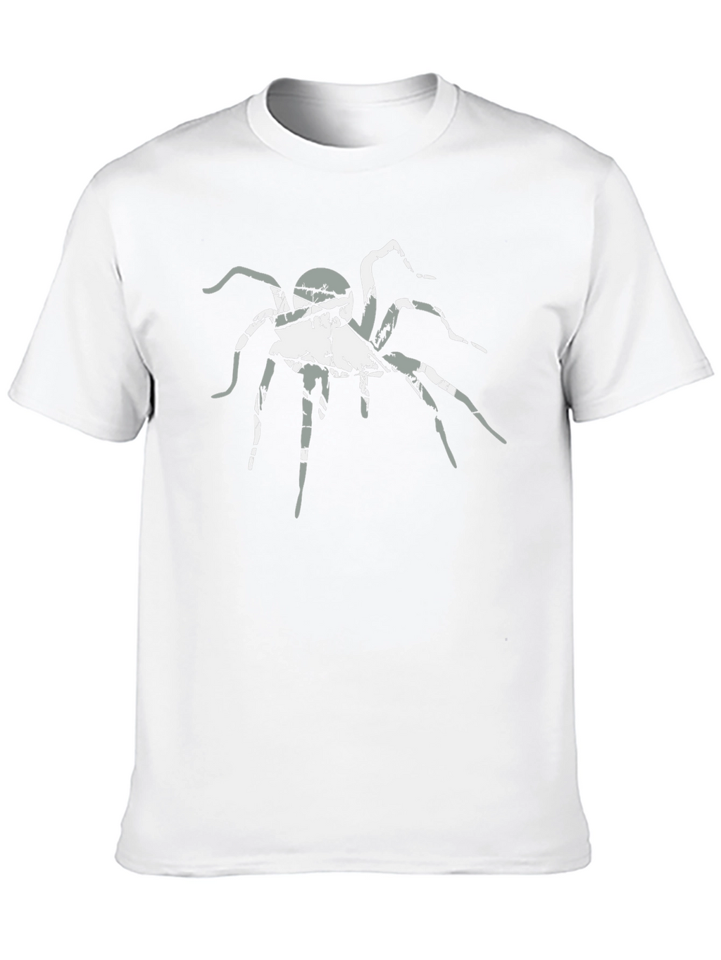 Graphic Spider Print Black T-Shirt