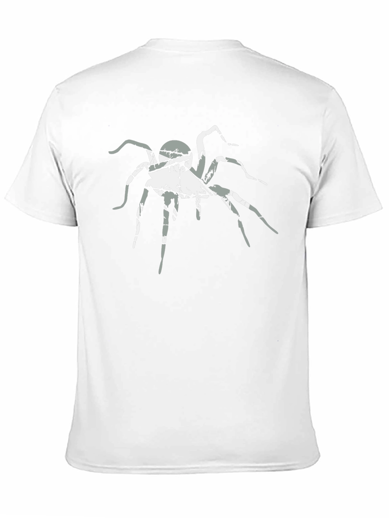 Graphic Spider Print Black T-Shirt