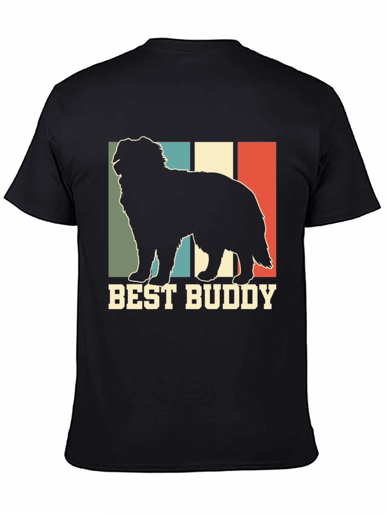 Best Buddy Dog T-Shirt - Retro Style Pet Lover Tee