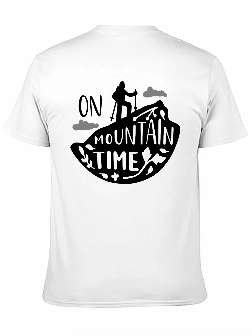 On Mountain Time Black Graphic Tee