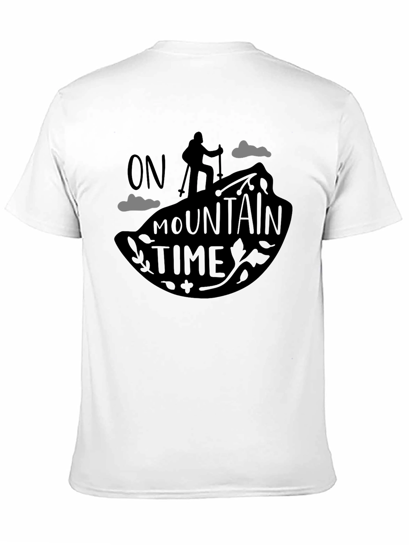 On Mountain Time Black Graphic Tee