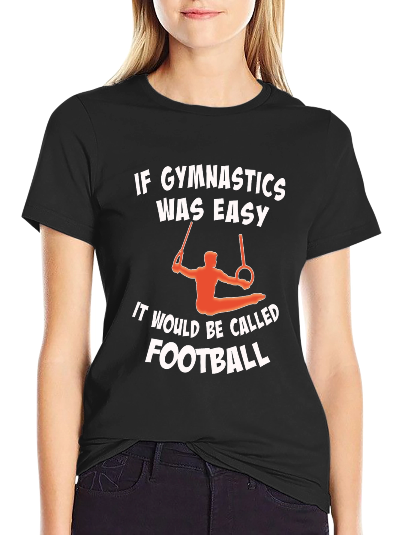Gymnastics T-Shirt - If Gymnastics Was Easy Funny Gift Tee