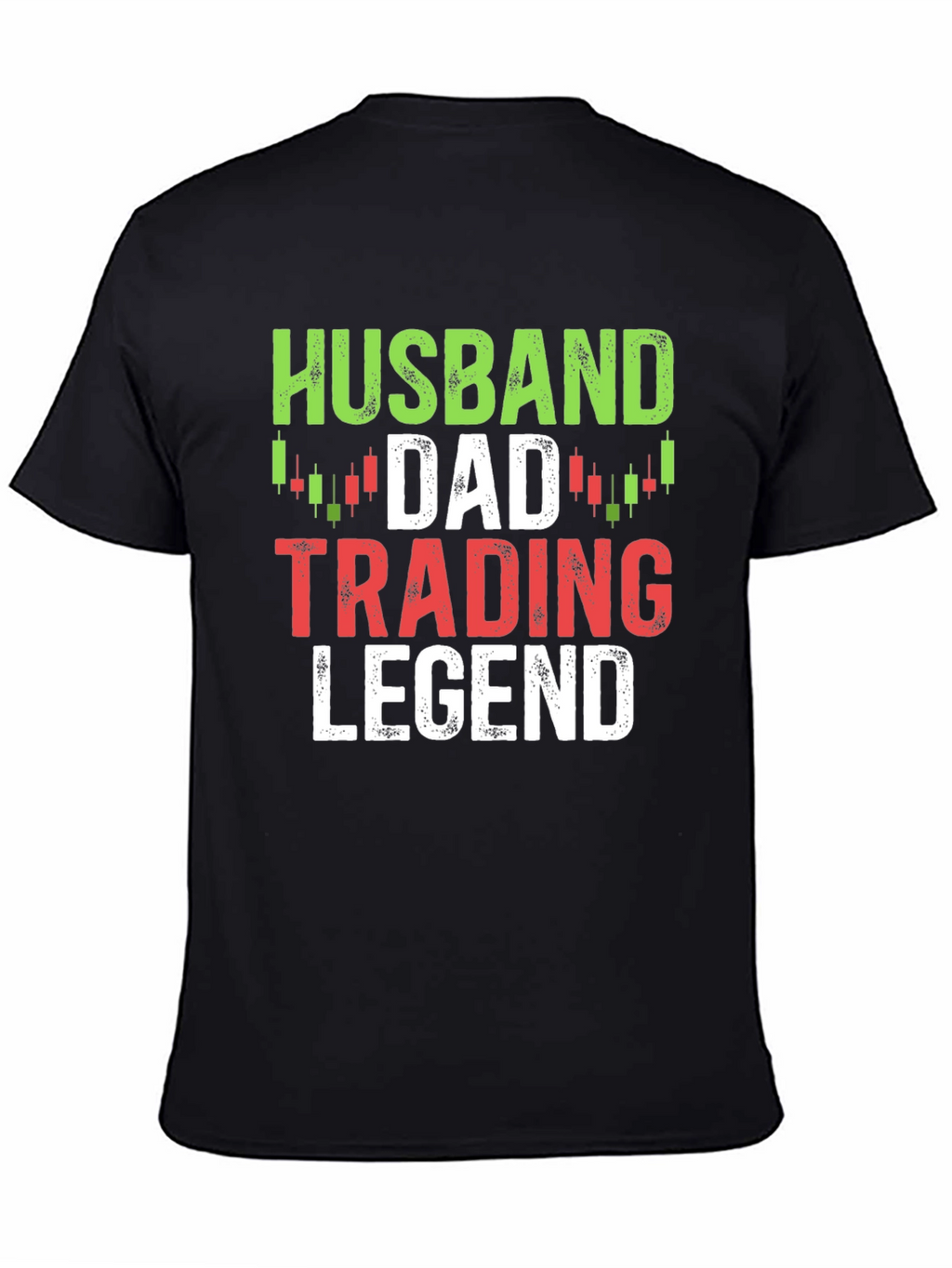 Husband Dad Trading Legend Black T-Shirt