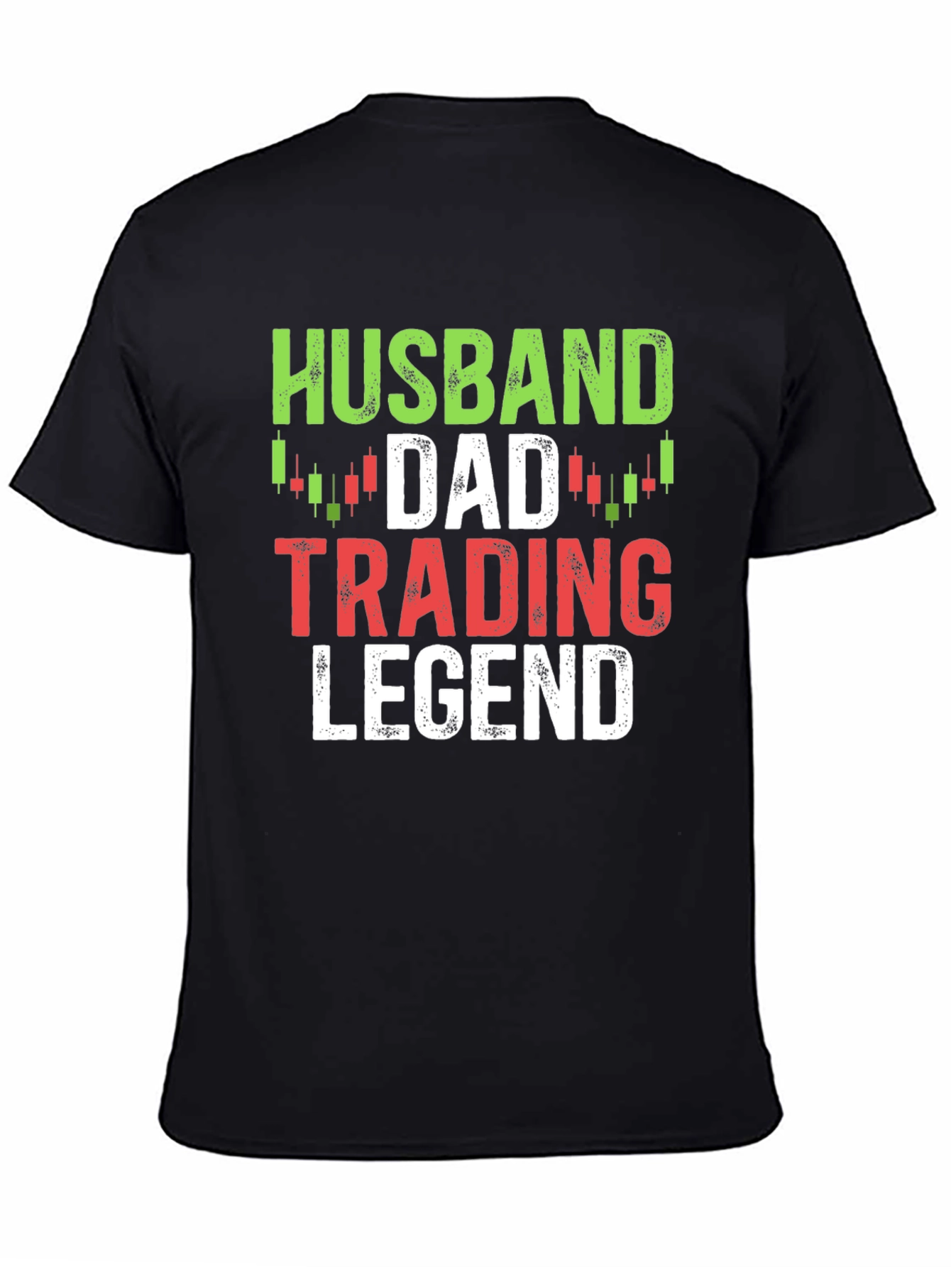 Husband Dad Trading Legend Black T-Shirt