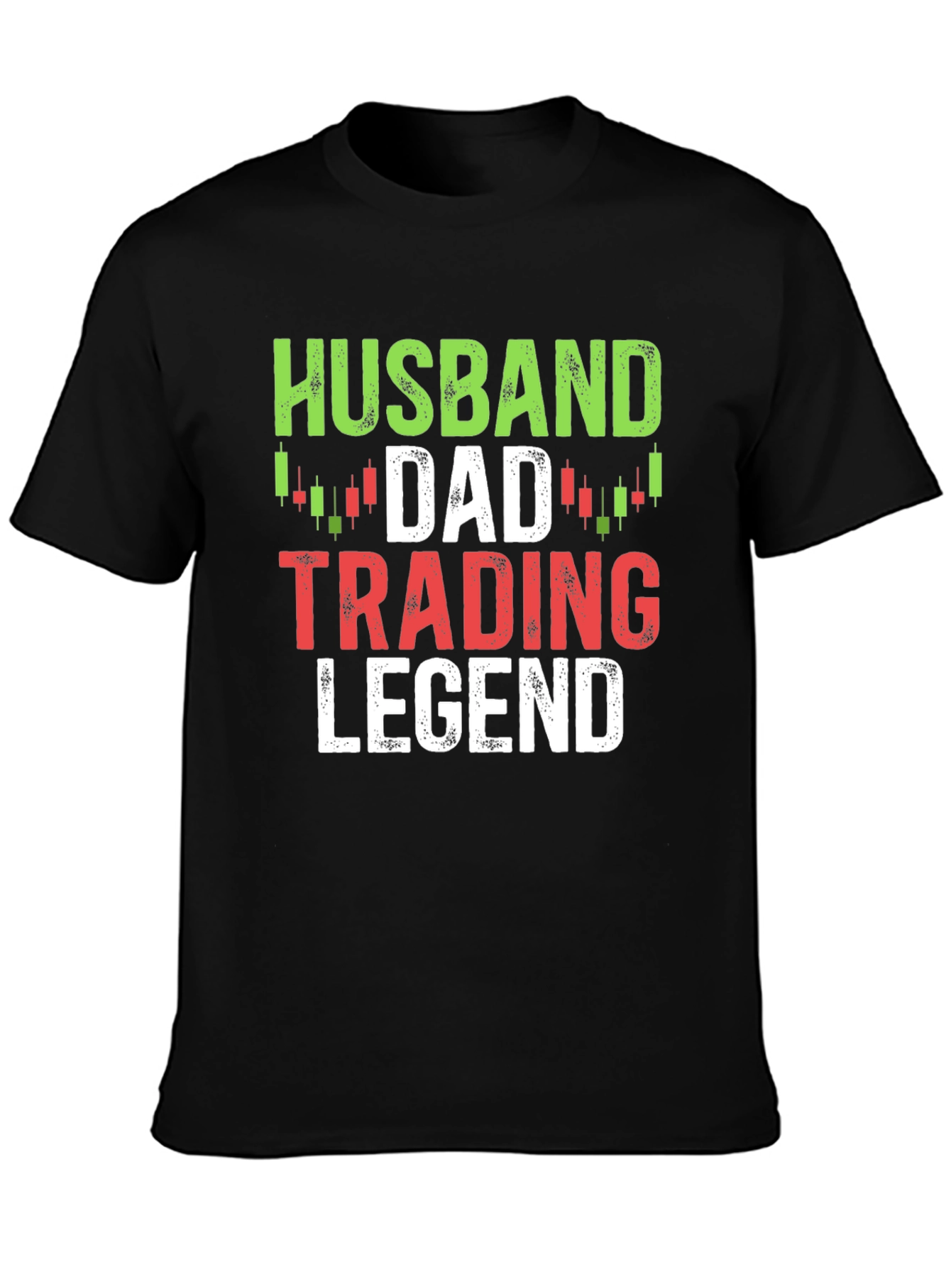 Husband Dad Trading Legend Black T-Shirt