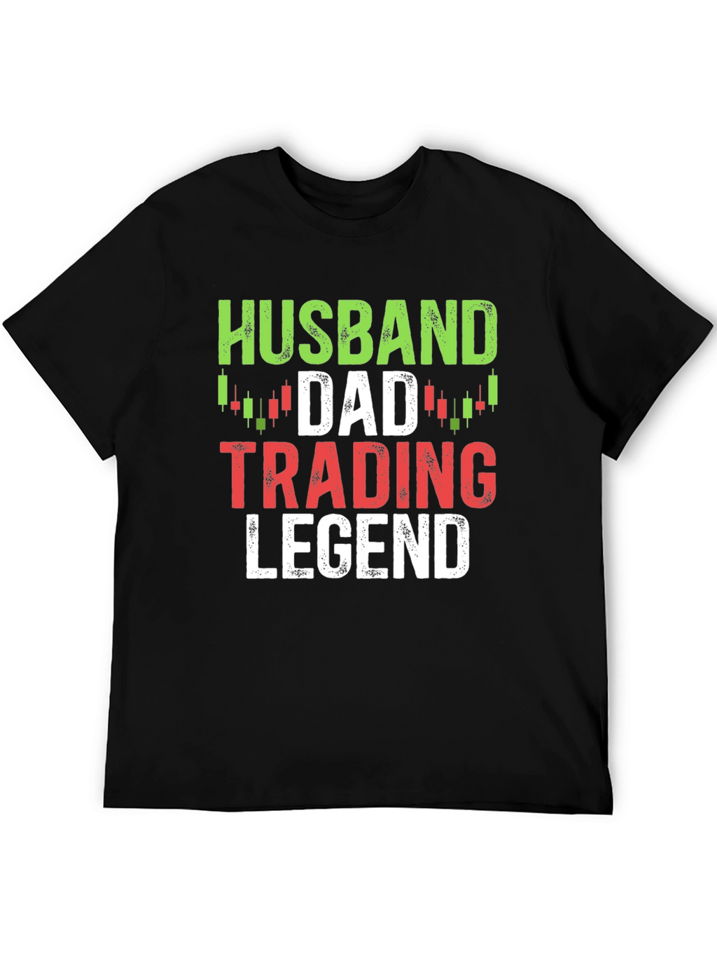 Husband Dad Trading Legend Black T-Shirt