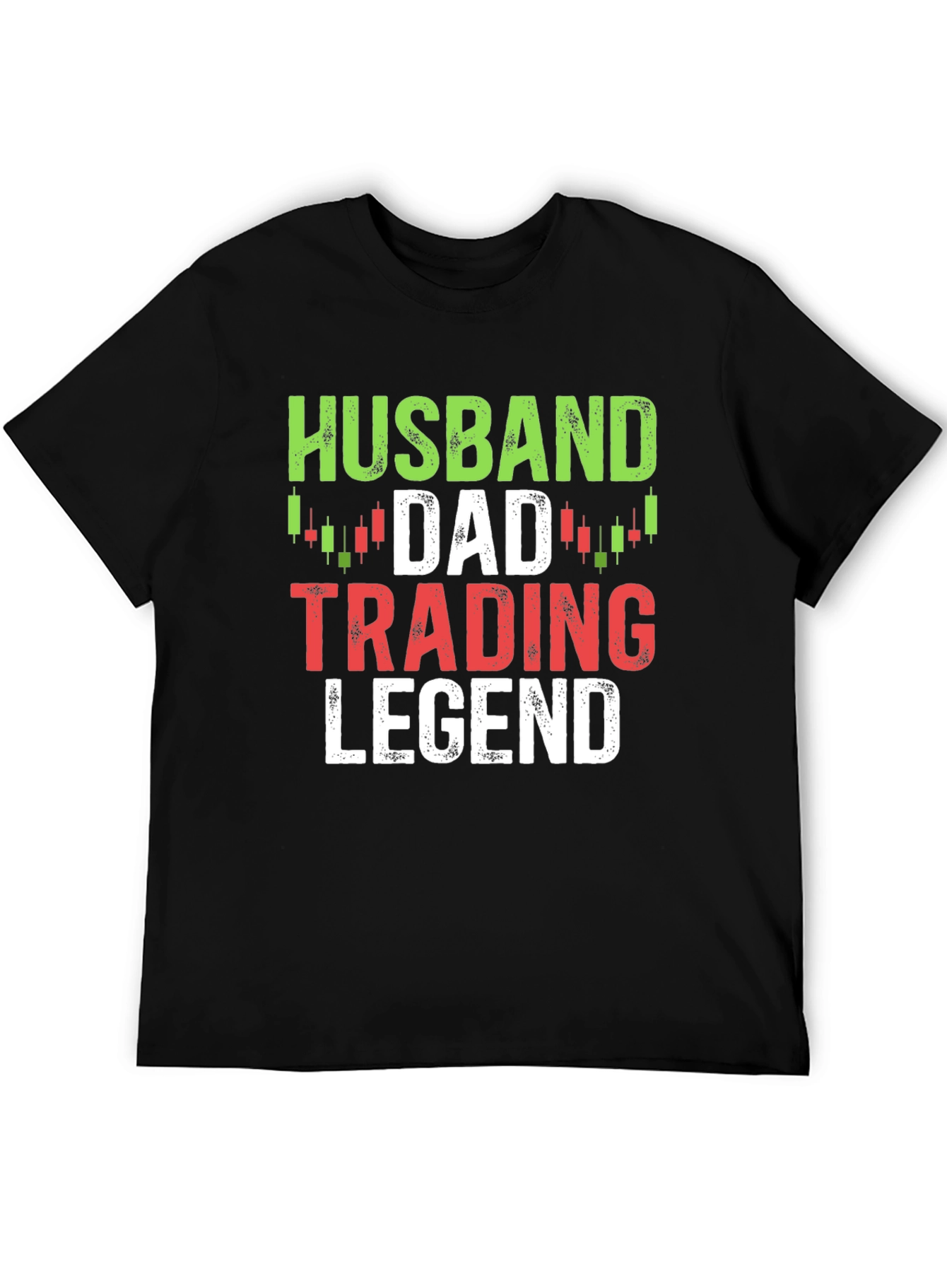 Husband Dad Trading Legend Black T-Shirt