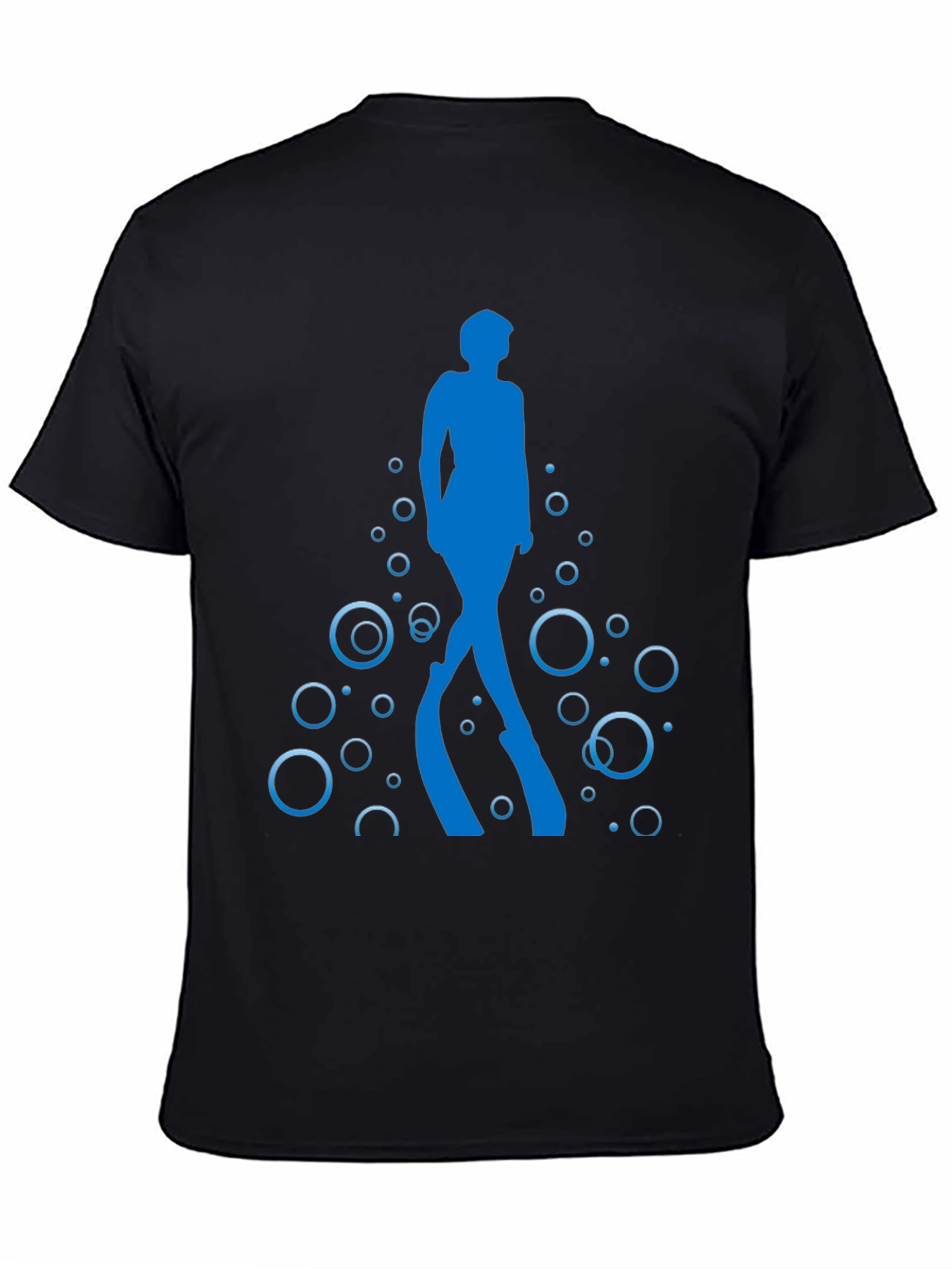 Diver Silhouette Black T-Shirt