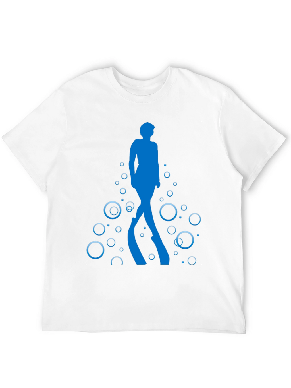 Diver Silhouette Black T-Shirt