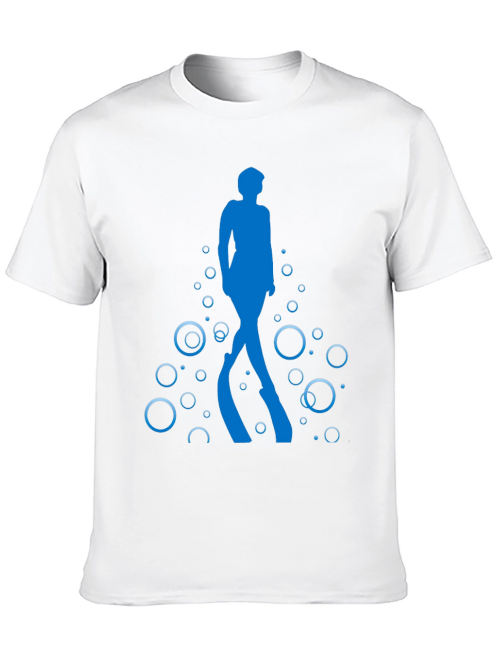 Diver Silhouette Black T-Shirt