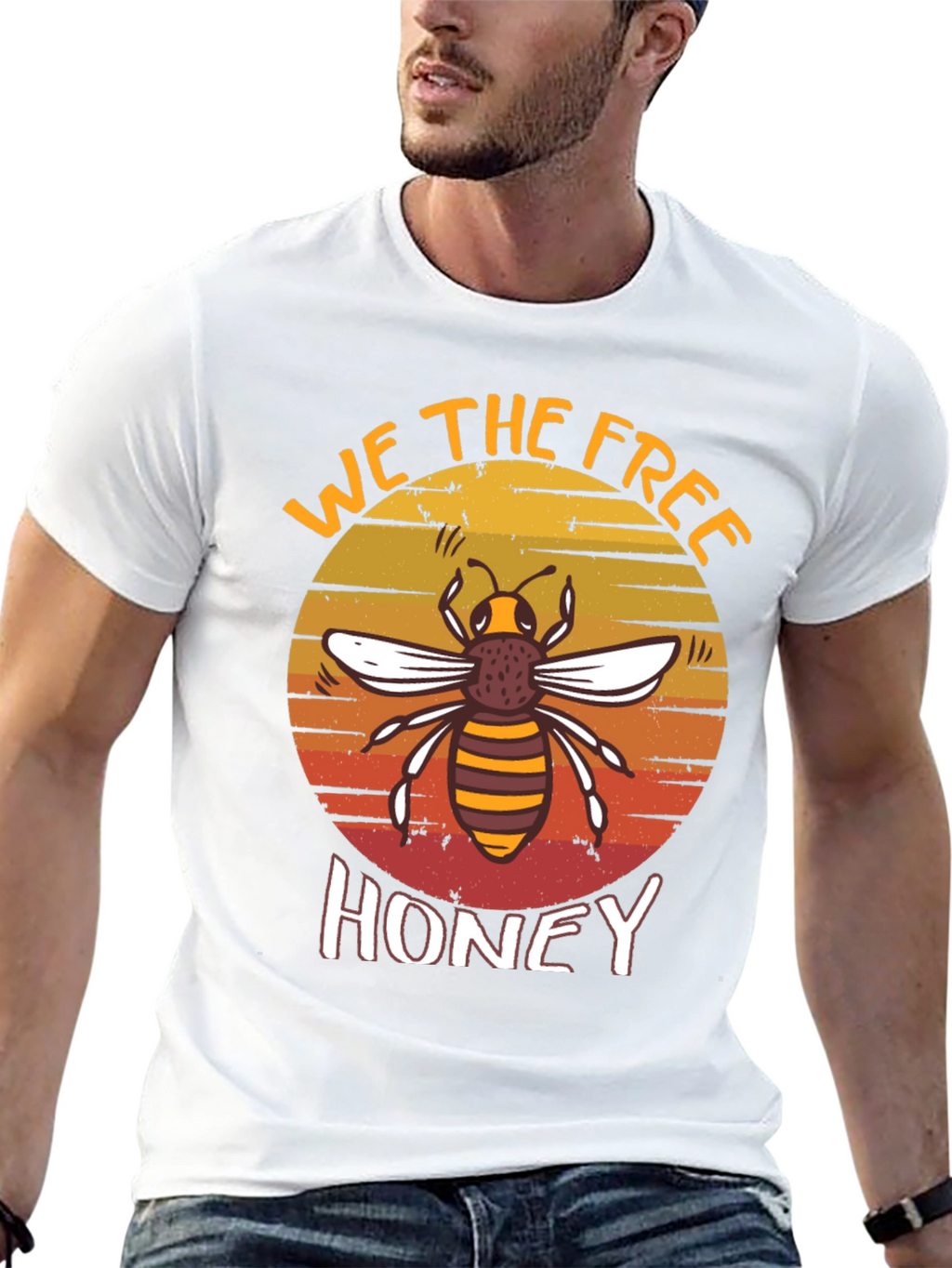 We the Free Honey Bee Graphic Tee