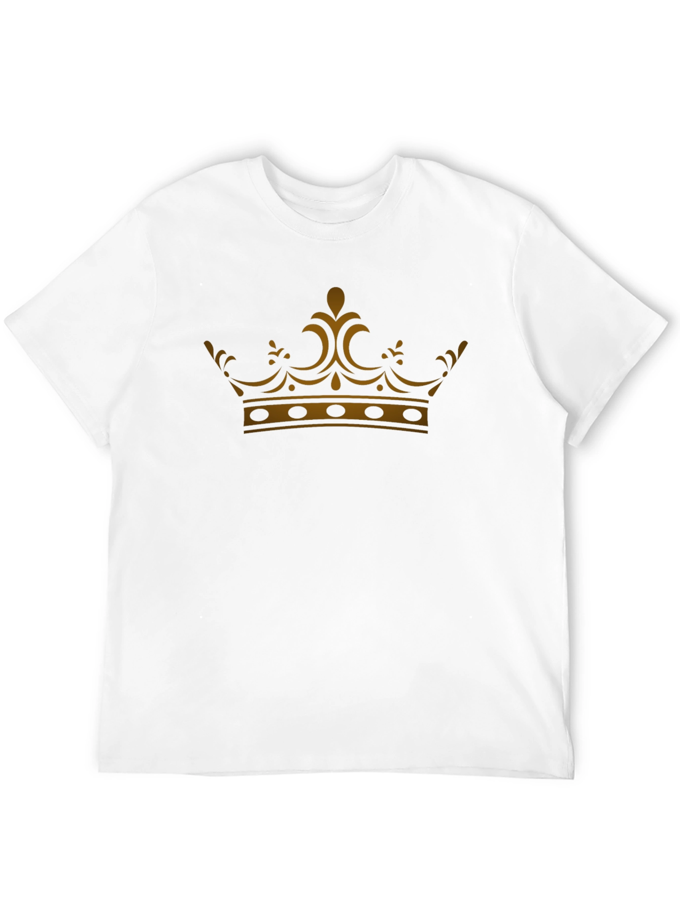 Gold Crown Graphic Black T-Shirt