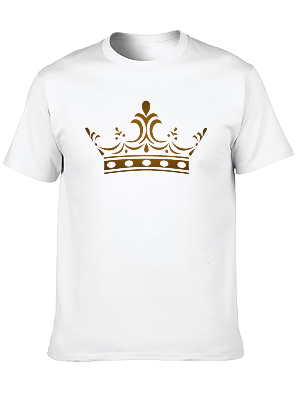 Gold Crown Graphic Black T-Shirt