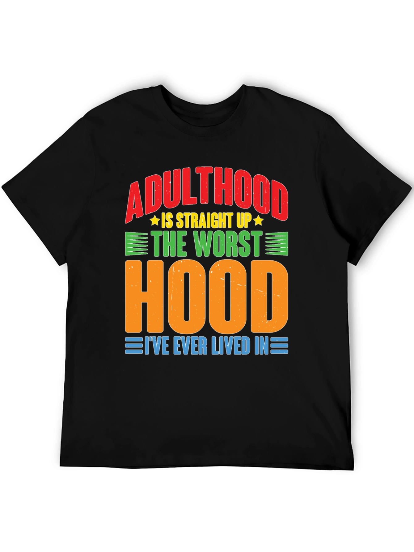 Adulthood Worst Hood Graphic T-Shirt