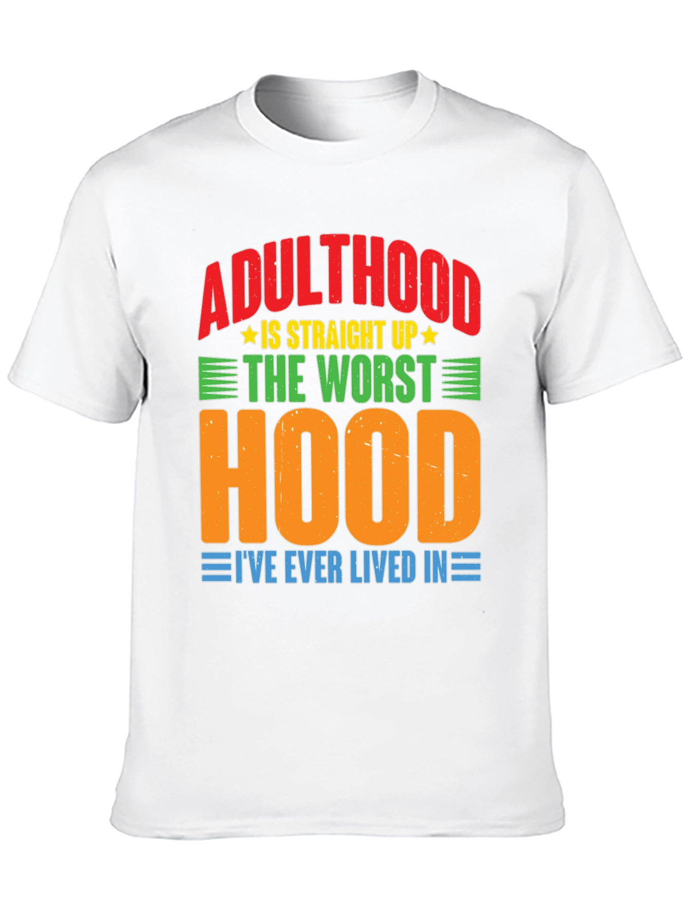 Adulthood Worst Hood Graphic T-Shirt