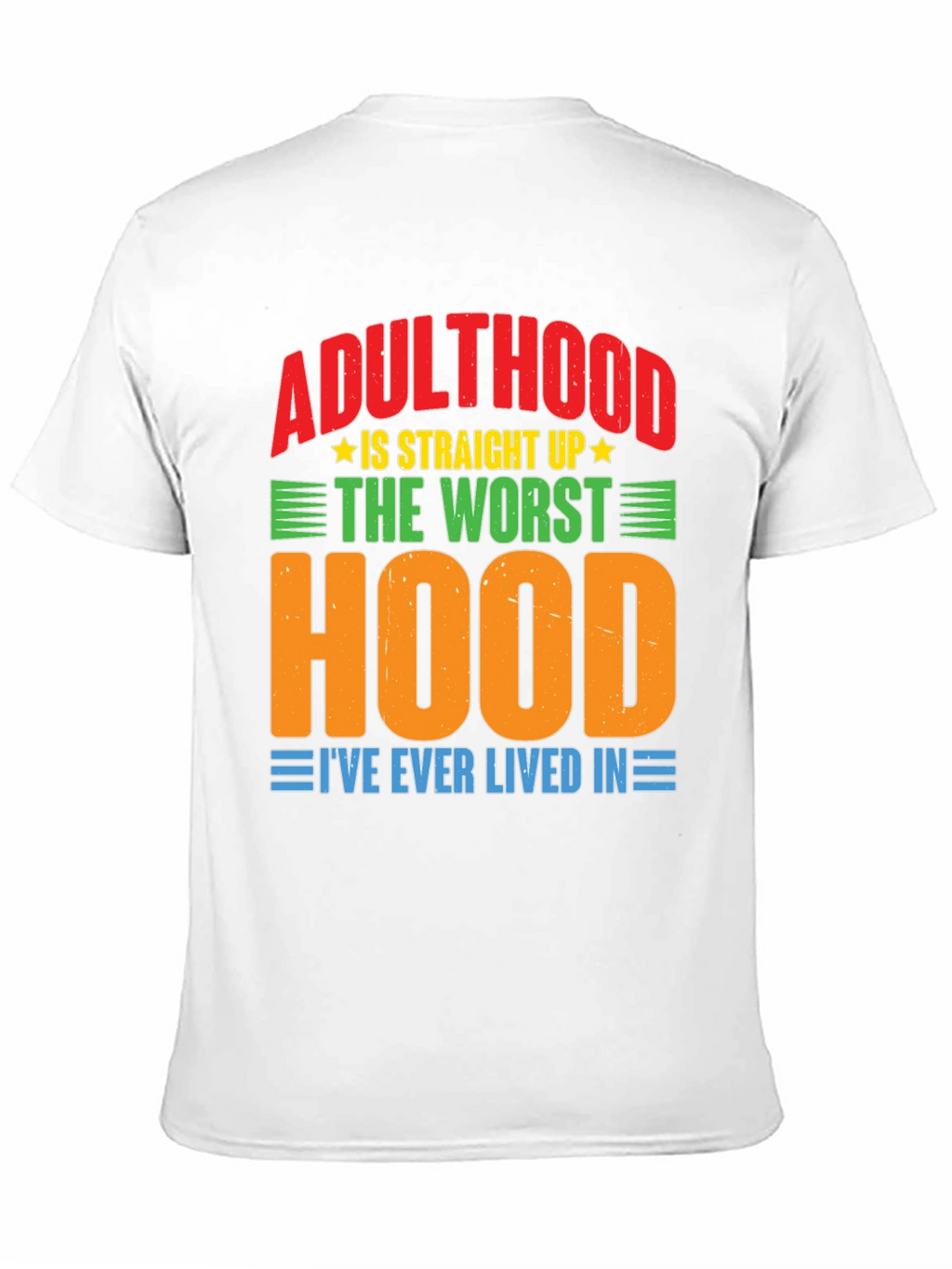 Adulthood Worst Hood Graphic T-Shirt