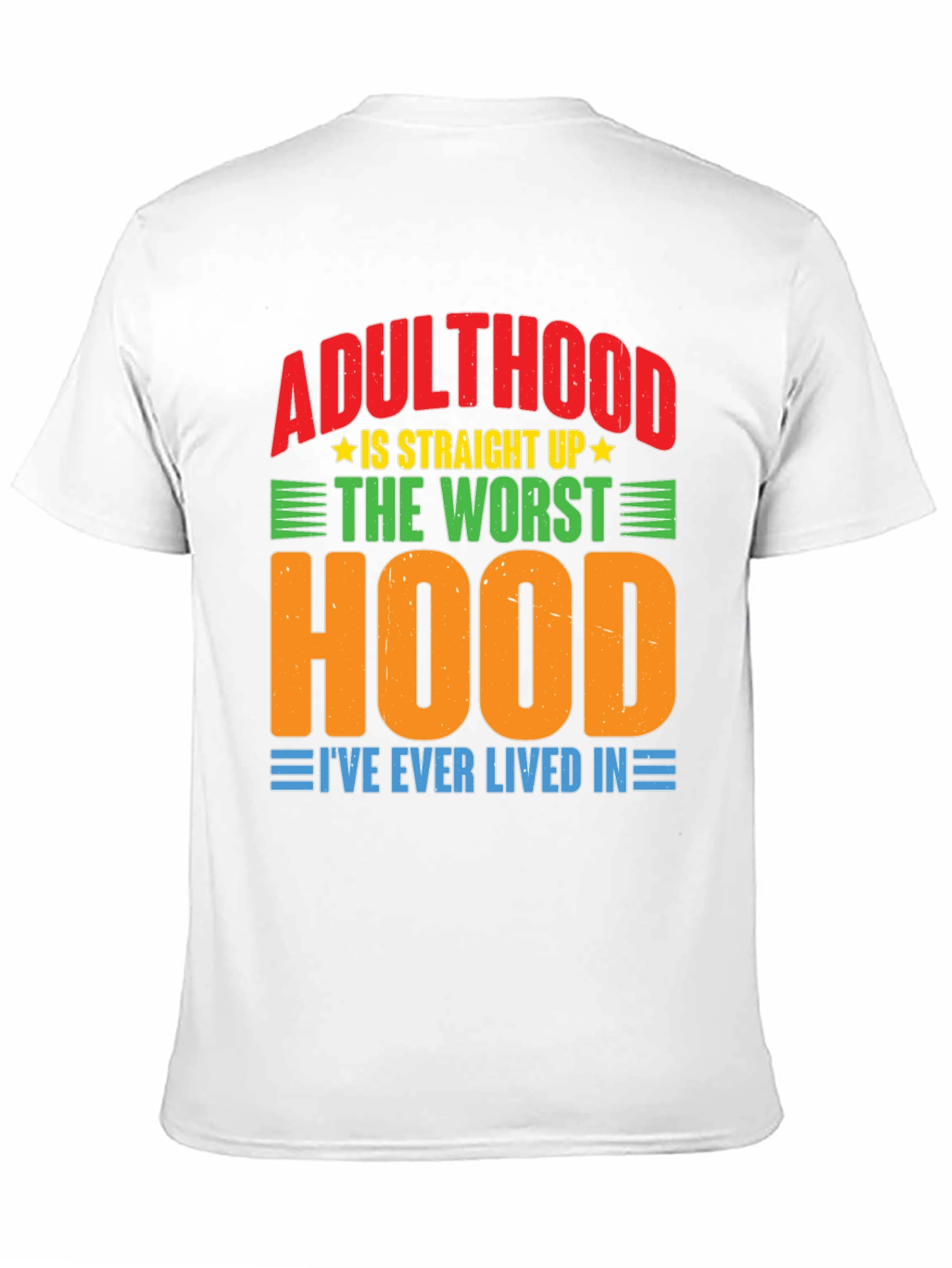 Adulthood Worst Hood Graphic T-Shirt