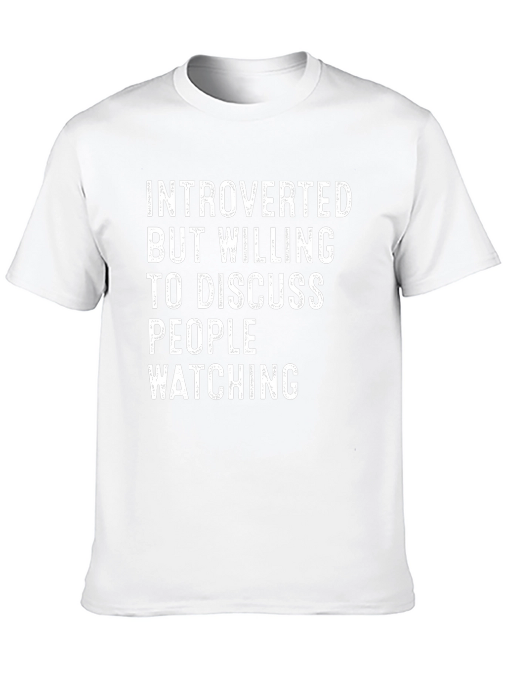 Introverted People Watching Graphic T-Shirt