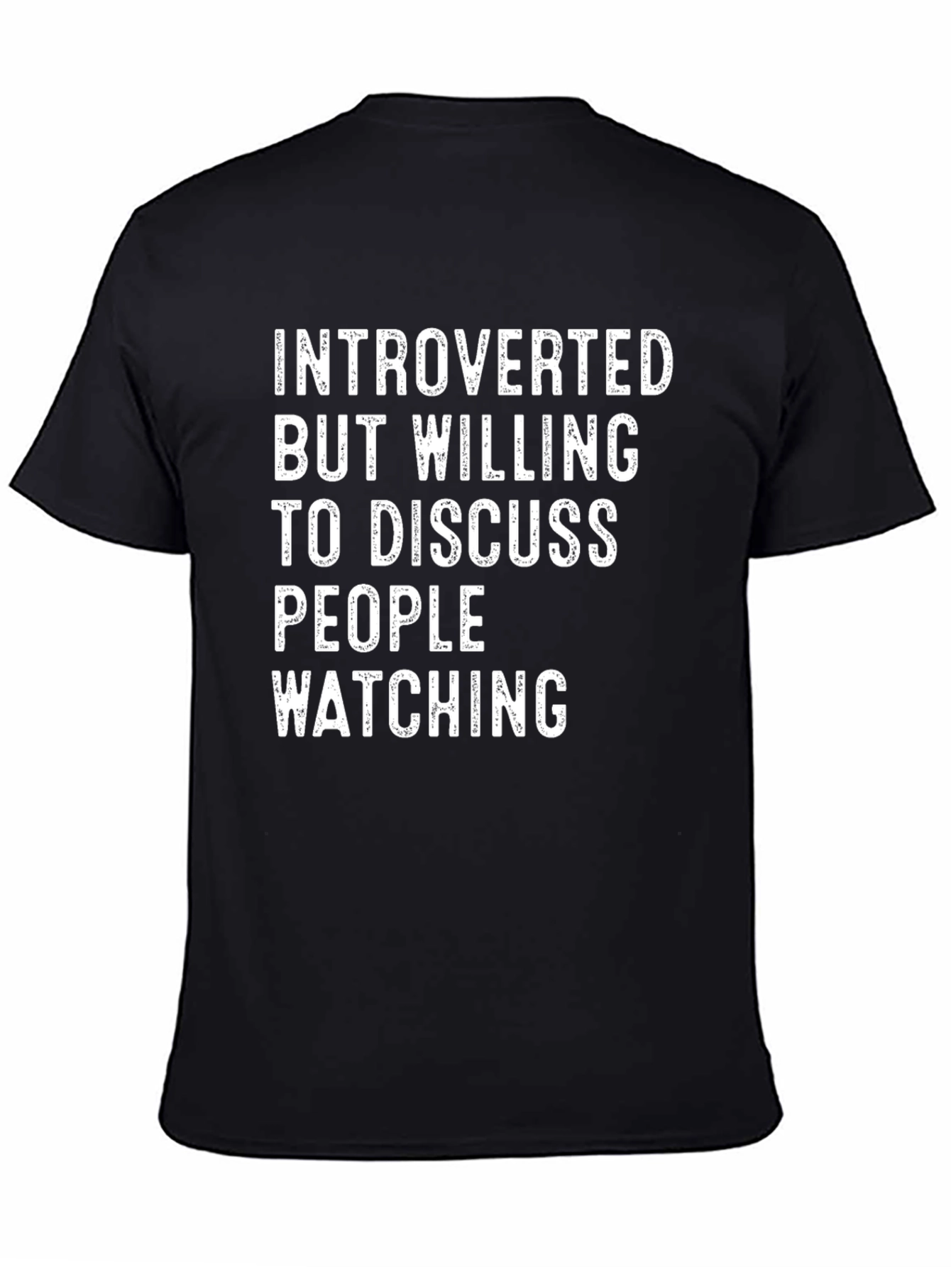 Introverted People Watching Graphic T-Shirt