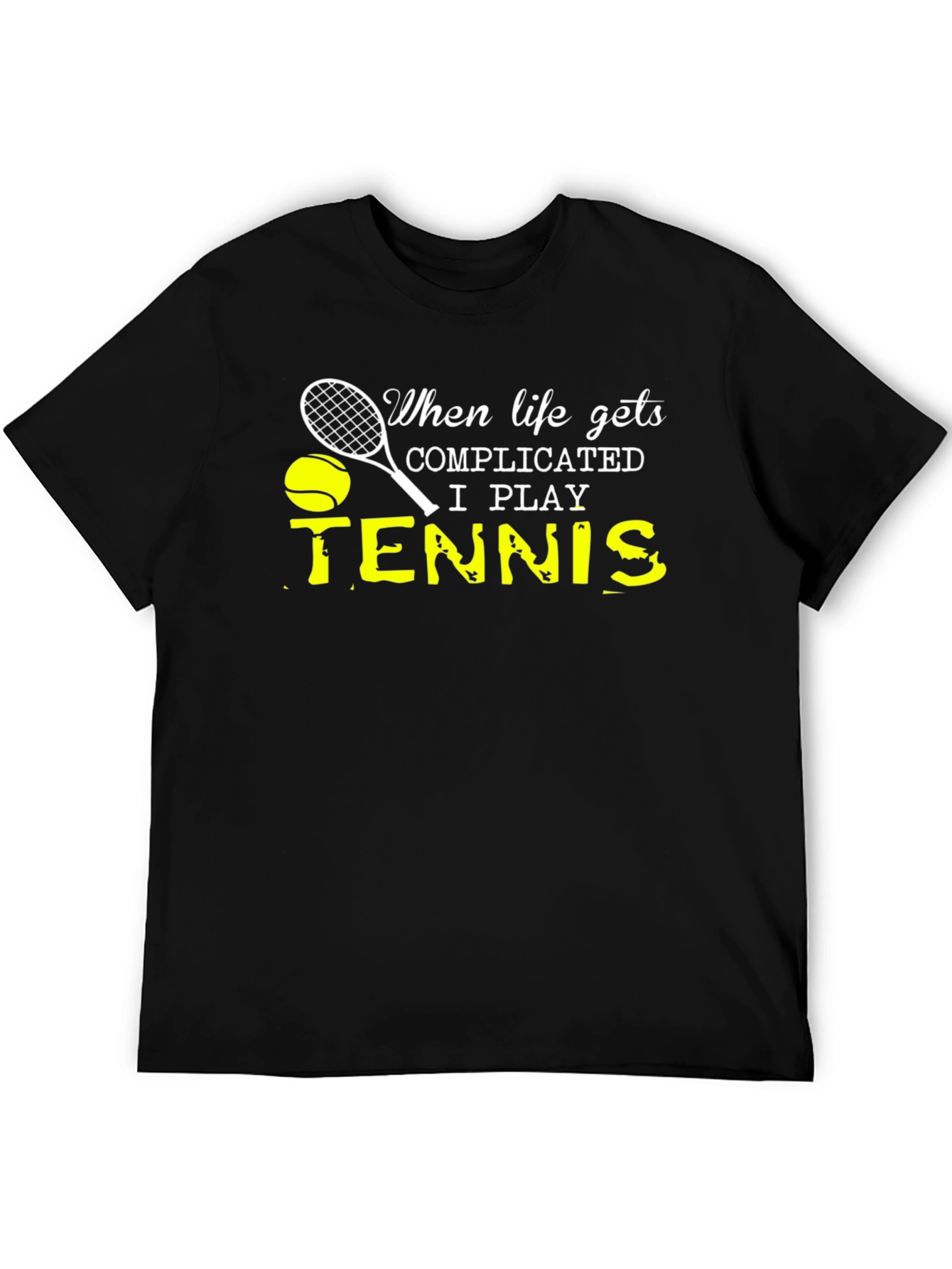 Complicated Life Tennis T-Shirt