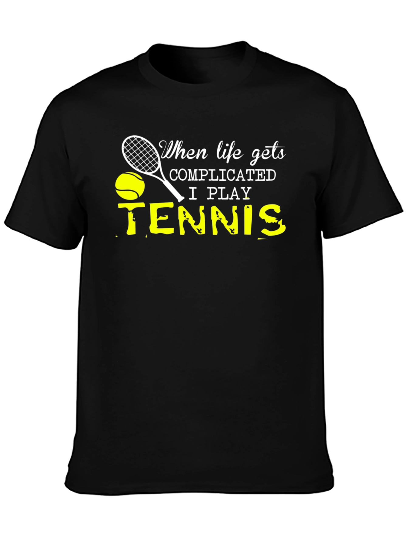 Complicated Life Tennis T-Shirt