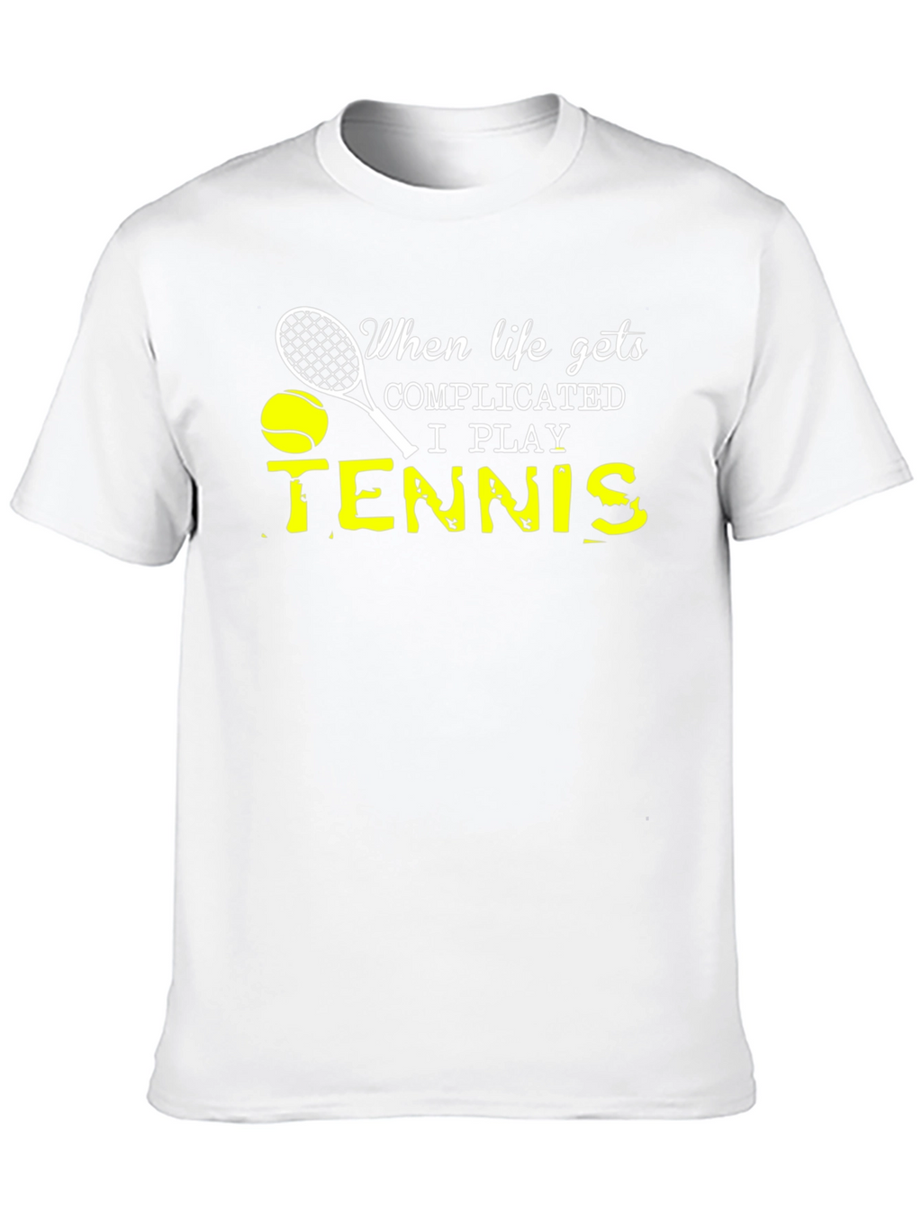 Complicated Life Tennis T-Shirt