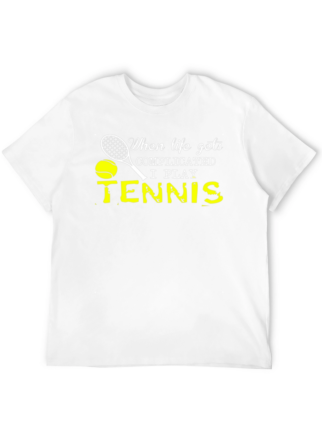 Complicated Life Tennis T-Shirt