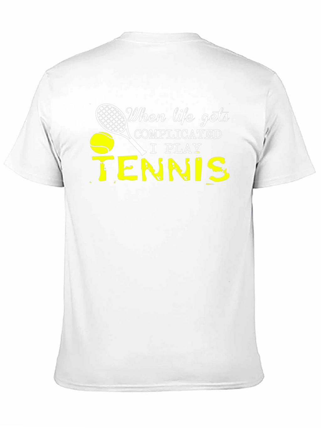 Complicated Life Tennis T-Shirt