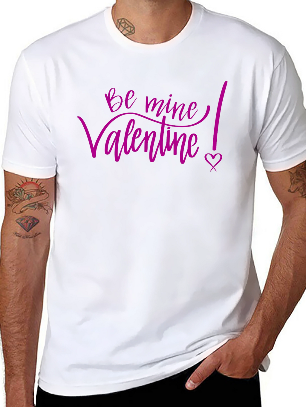 Be Mine Valentine T-Shirt - Black
