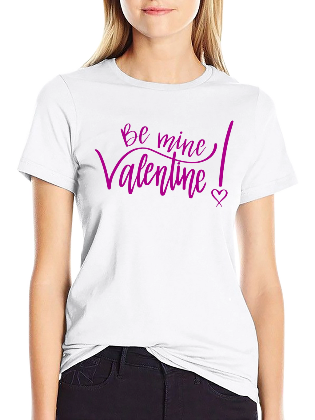 Be Mine Valentine T-Shirt - Black