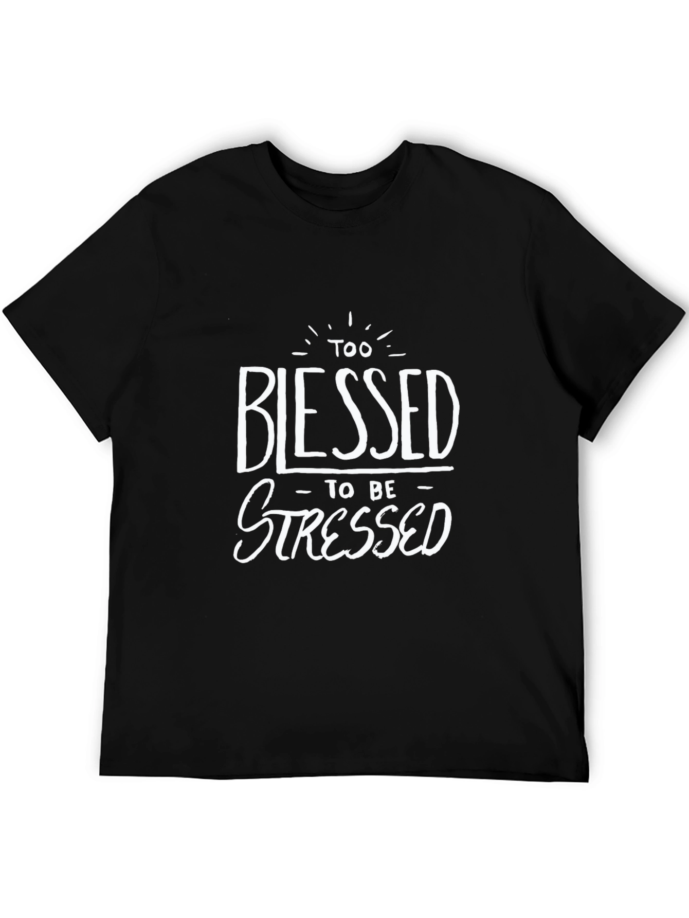 Blessed Graphic T-Shirt - Black Cotton Tee