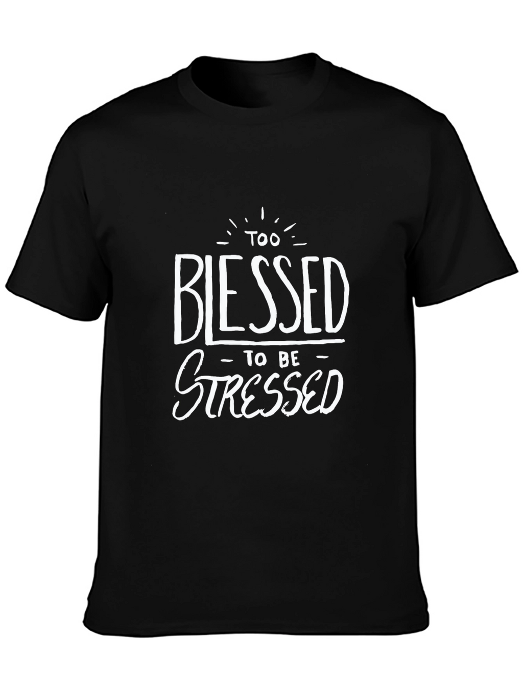 Blessed Graphic T-Shirt - Black Cotton Tee