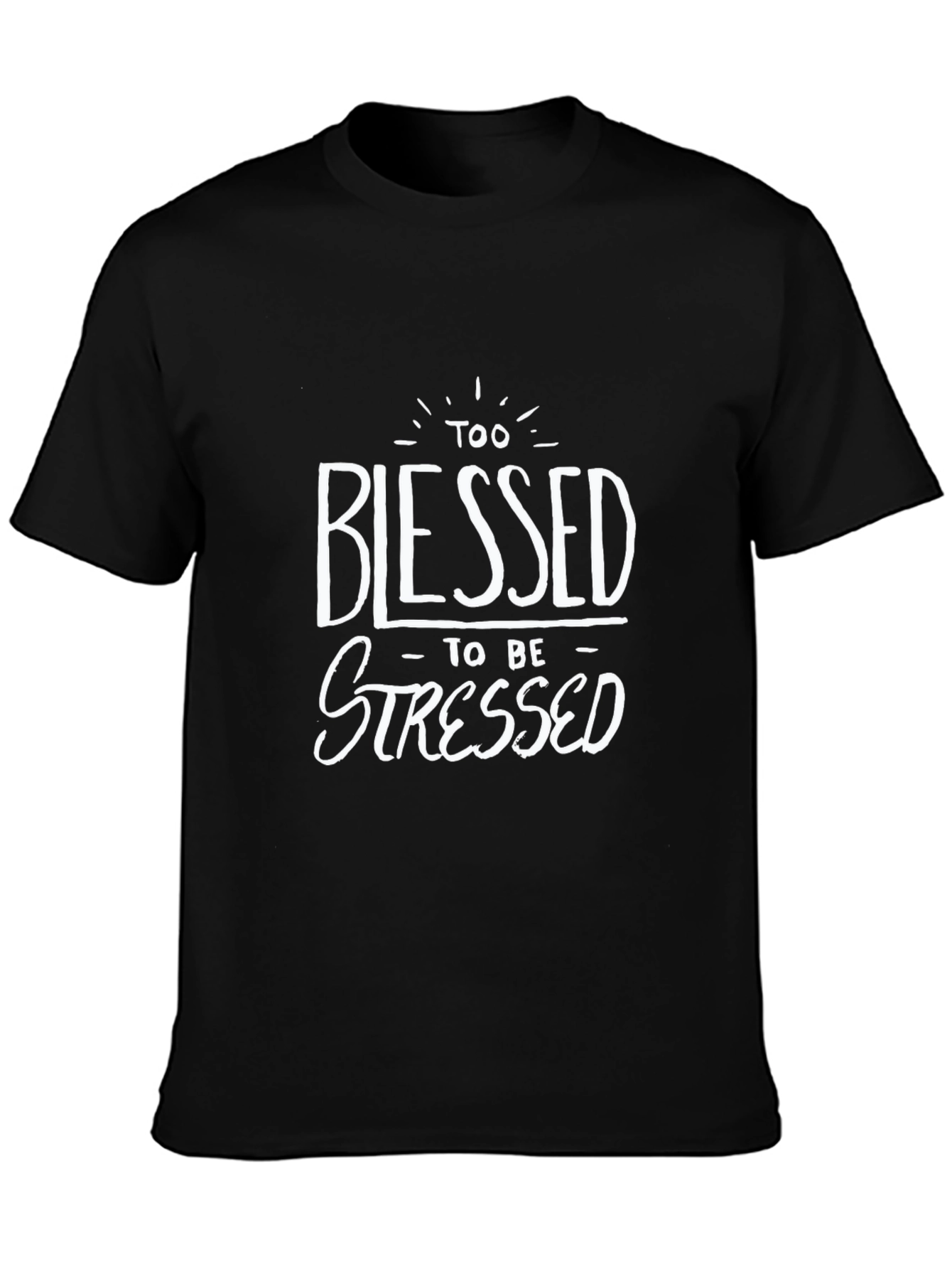 Blessed Graphic T-Shirt - Black Cotton Tee