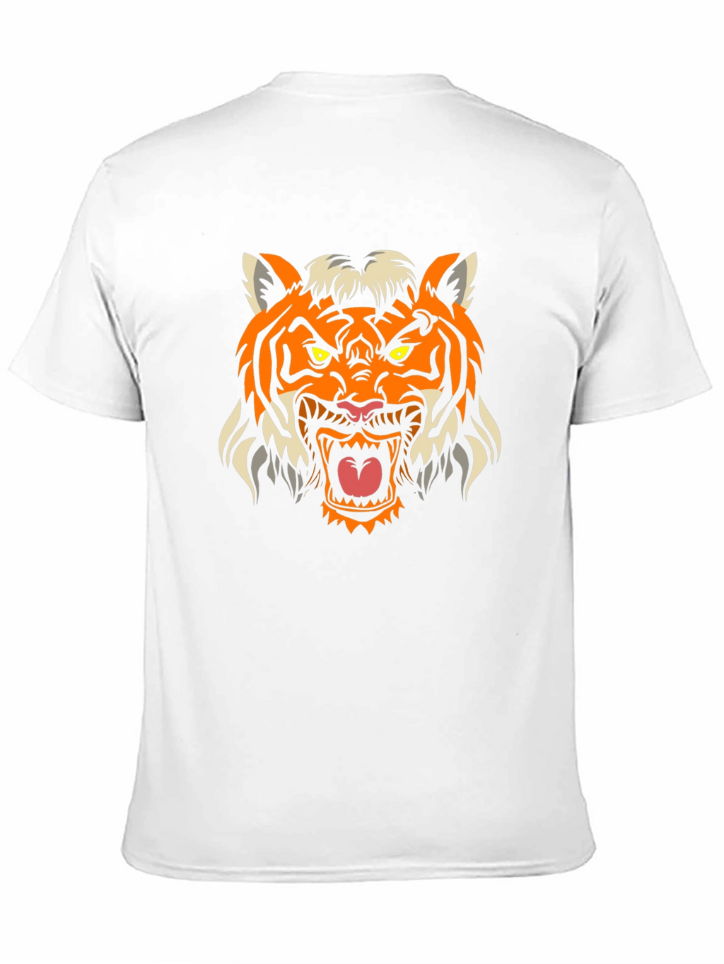 Mens Black Tiger Graphic Tee