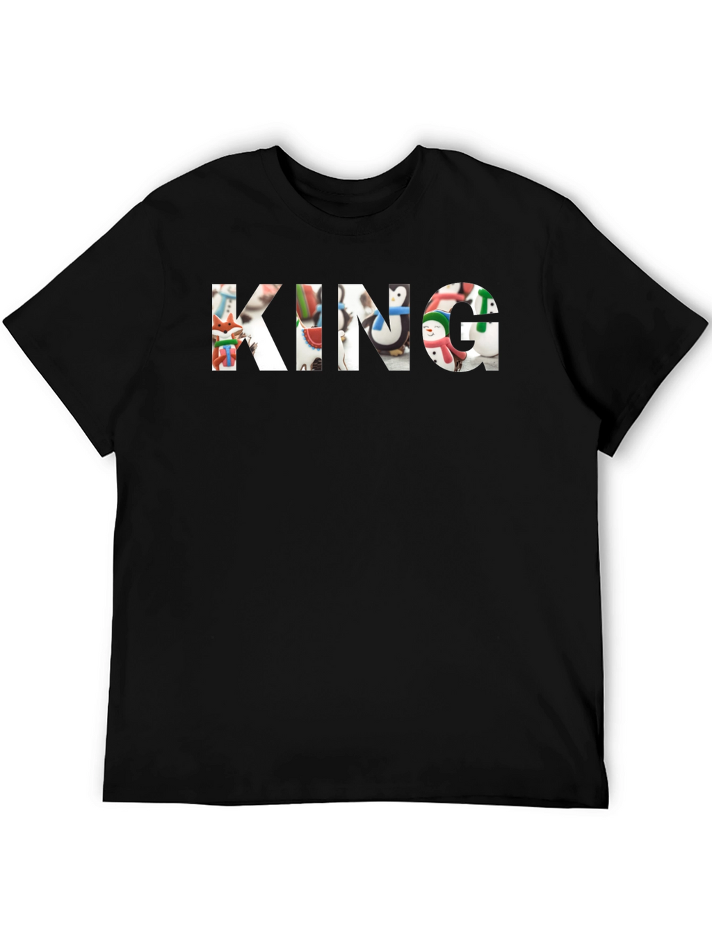 KING Christmas Cookies Mens Tee Shirt