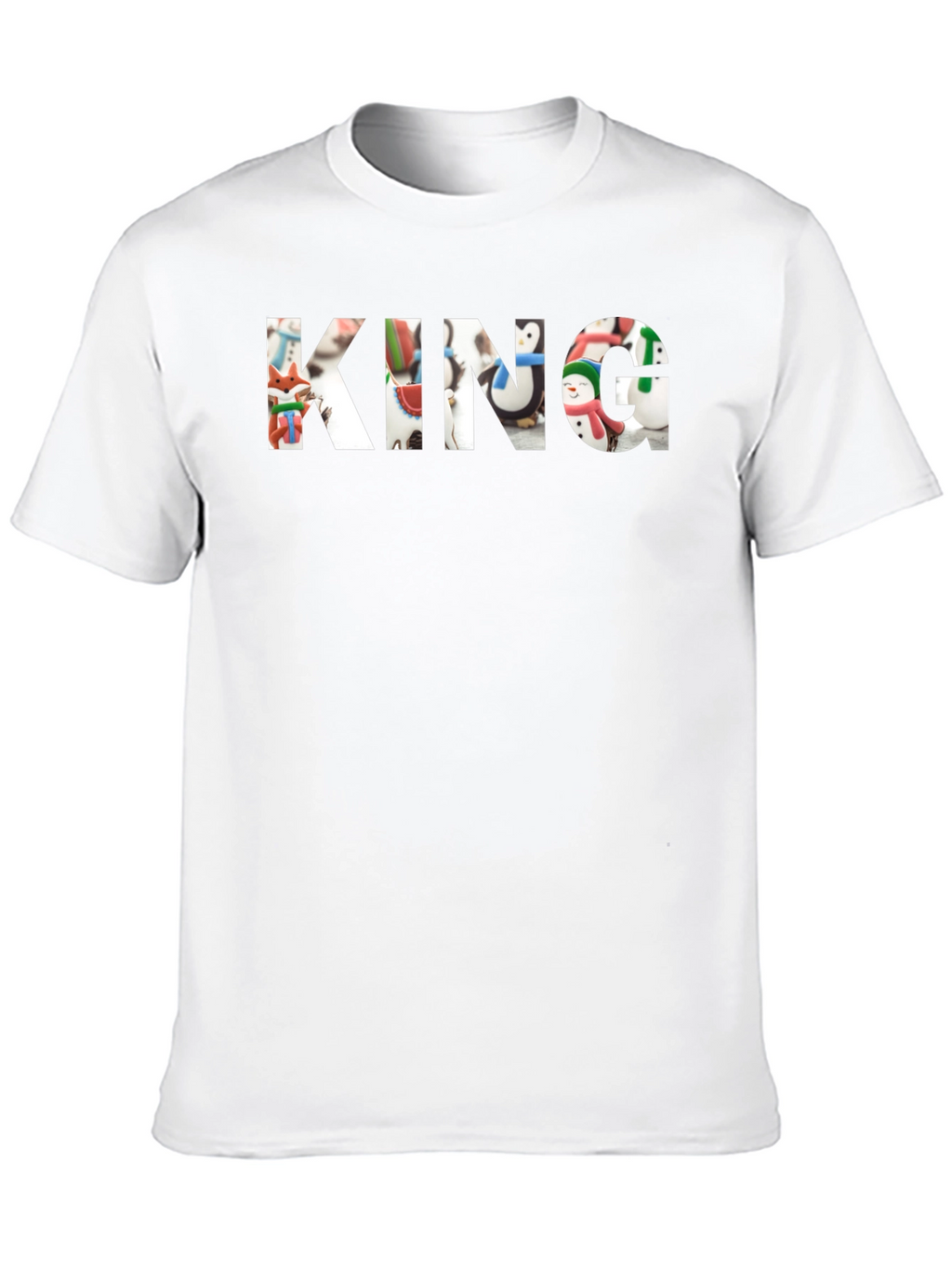 KING Christmas Cookies Mens Tee Shirt