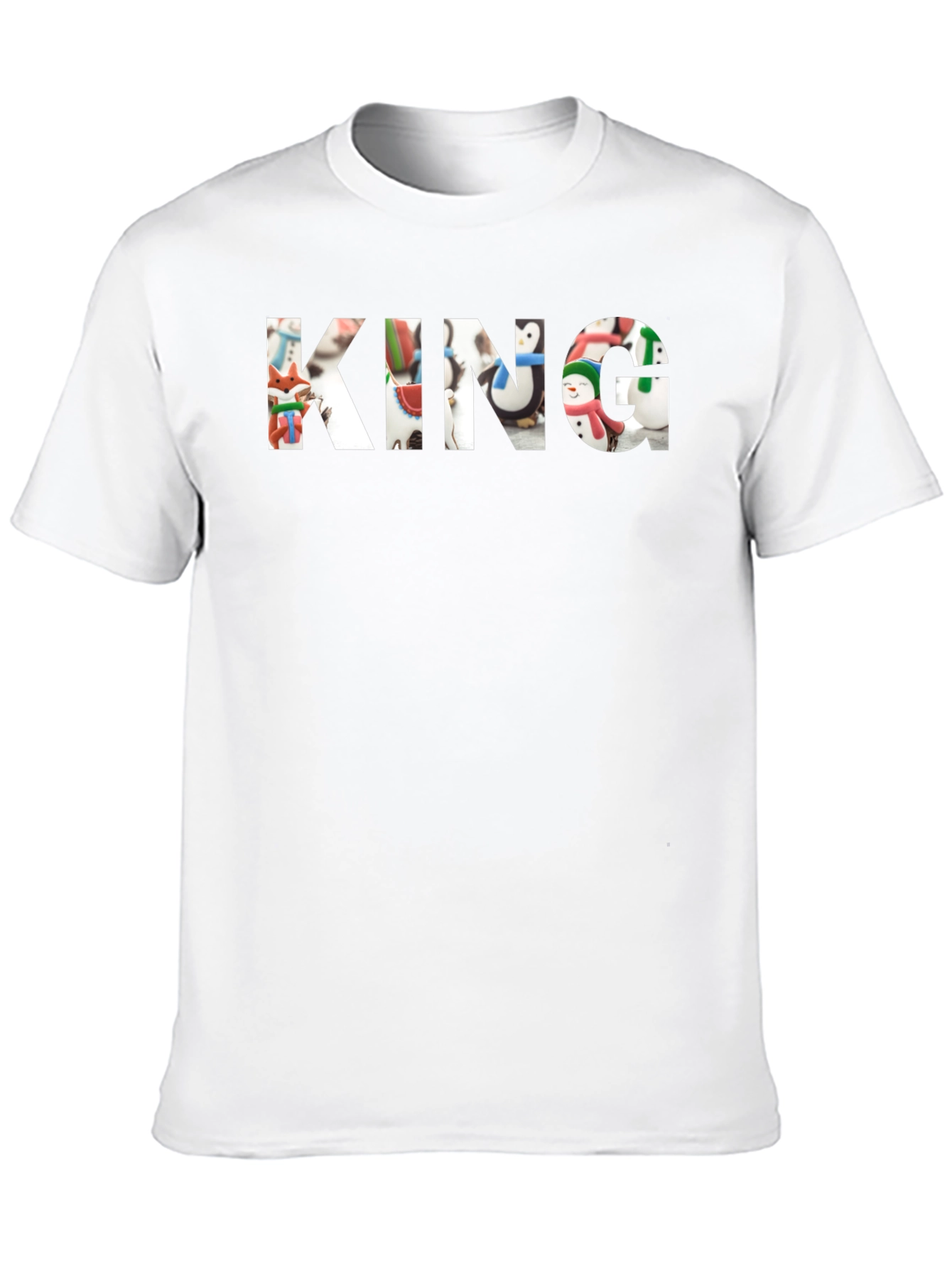 KING Christmas Cookies Mens Tee Shirt