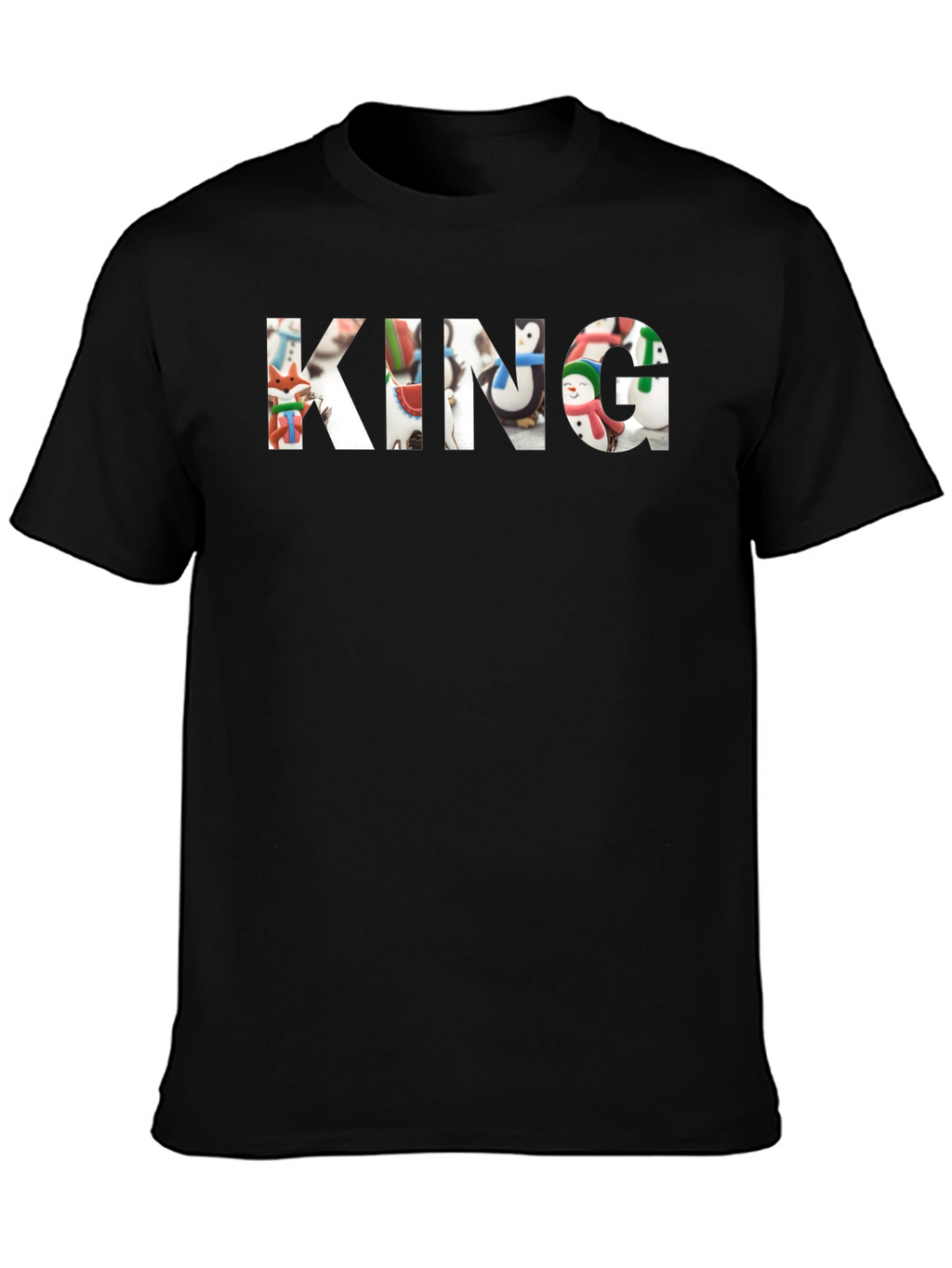 KING Christmas Cookies Mens Tee Shirt