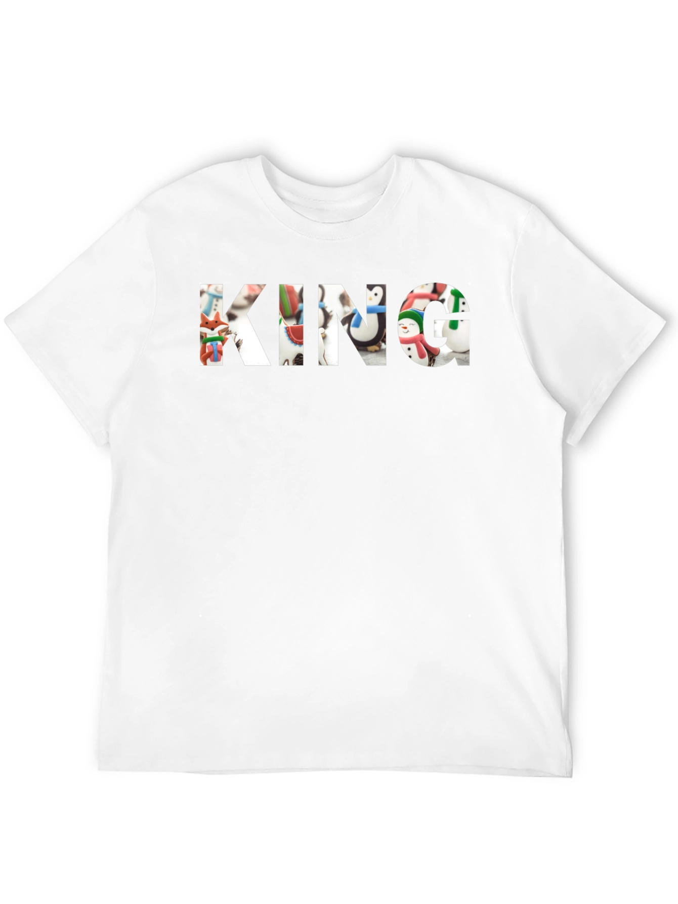 KING Christmas Cookies Mens Tee Shirt