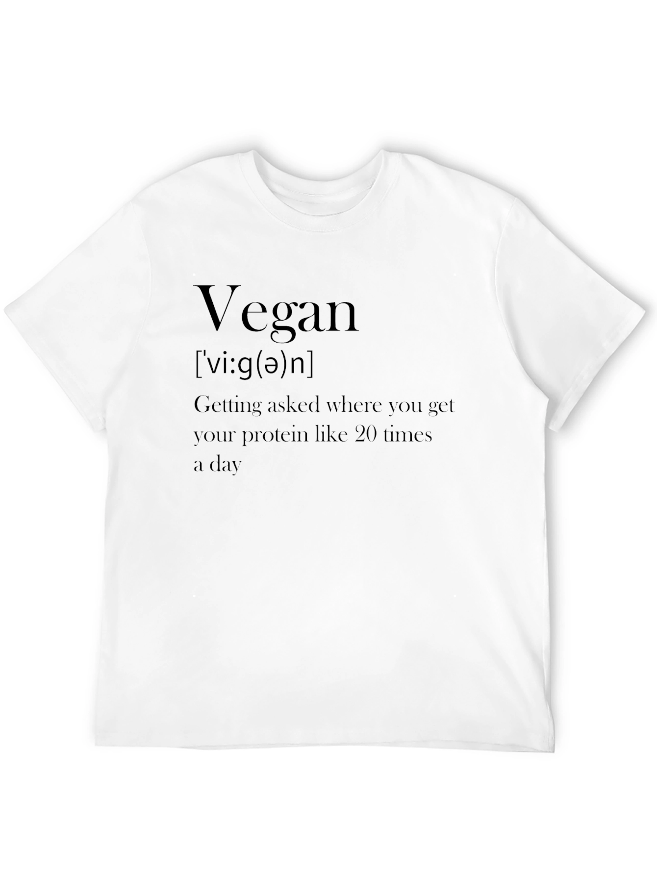 Vegan Definition T-Shirt - Plant Based Lifestyle
